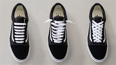 vans lacing styles.